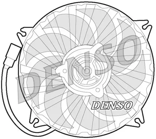 вентилатор, охлаждане на двигателя DENSO DER21016