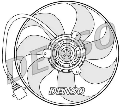 вентилатор, охлаждане на двигателя DENSO DER32006