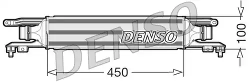 интеркулер (охладител за въздуха на турбината) DENSO DIT20002