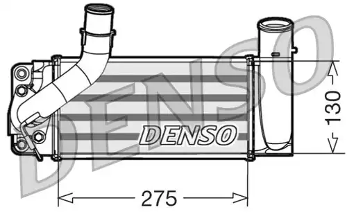 интеркулер (охладител за въздуха на турбината) DENSO DIT50007
