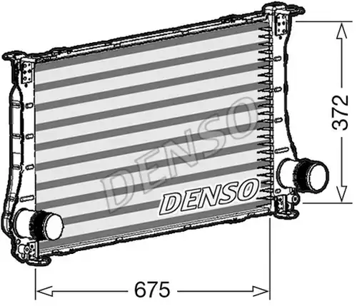 интеркулер (охладител за въздуха на турбината) DENSO DIT50011