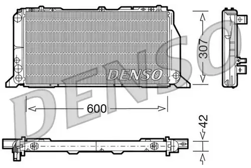 воден радиатор DENSO DRM02013