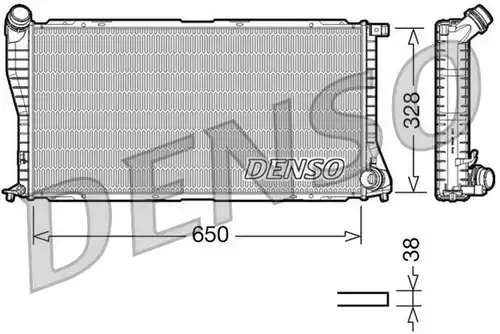 воден радиатор DENSO DRM05002