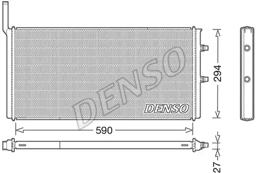 воден радиатор DENSO DRM05009
