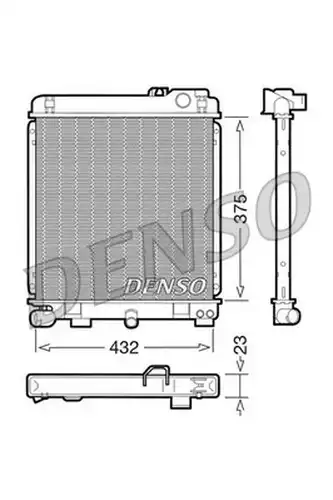 воден радиатор DENSO DRM05030