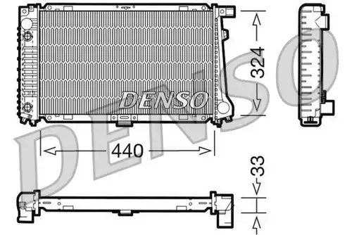 воден радиатор DENSO DRM05033