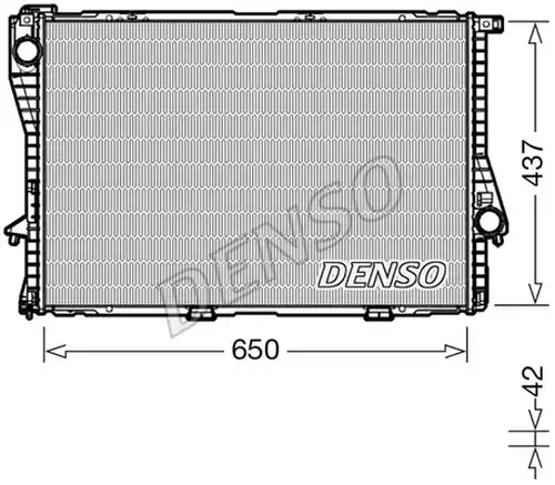 воден радиатор DENSO DRM05048