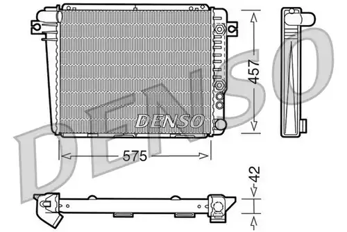 воден радиатор DENSO DRM05051