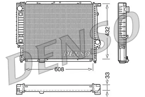 воден радиатор DENSO DRM05053