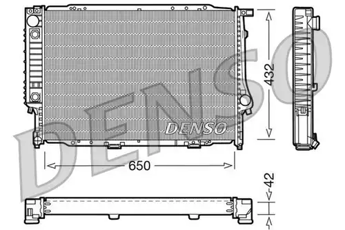 воден радиатор DENSO DRM05054