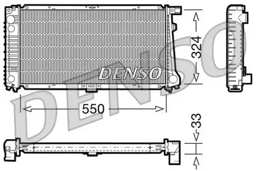 воден радиатор DENSO DRM05058