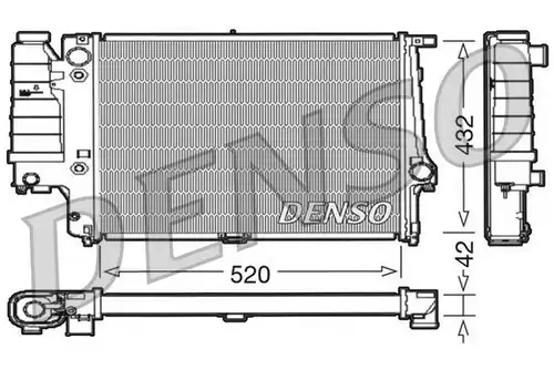 воден радиатор DENSO DRM05065