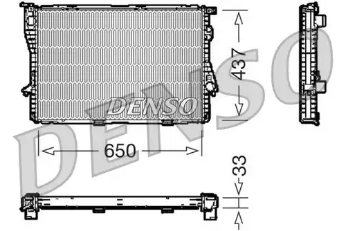воден радиатор DENSO DRM05067