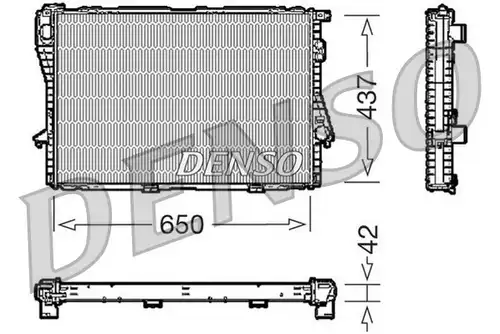 воден радиатор DENSO DRM05068