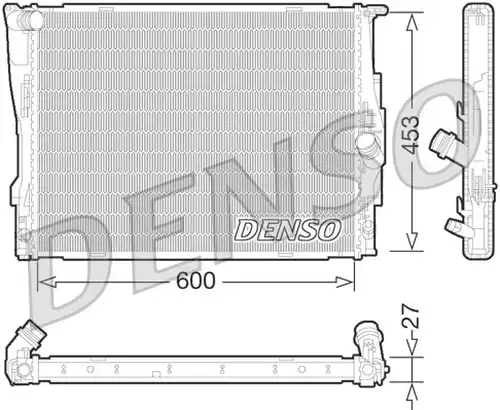 воден радиатор DENSO DRM05073