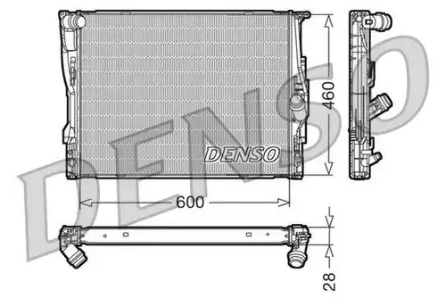 воден радиатор DENSO DRM05110