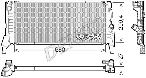 воден радиатор DENSO DRM05119