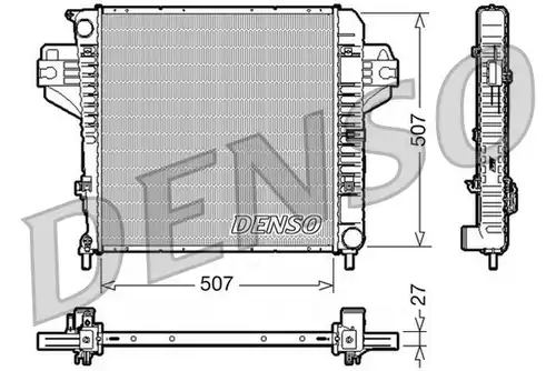 воден радиатор DENSO DRM06030