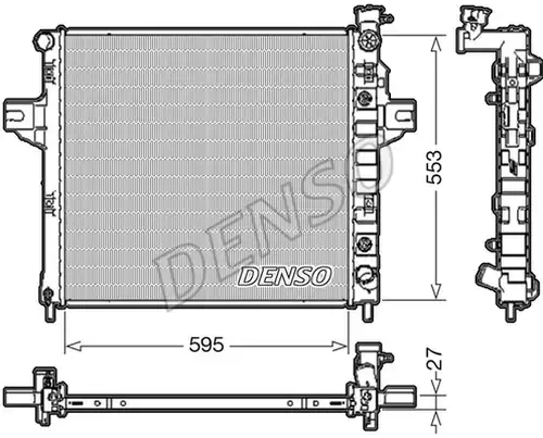 воден радиатор DENSO DRM06032