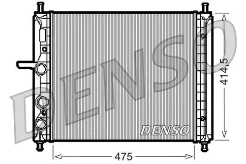 воден радиатор DENSO DRM09034