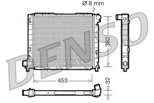 воден радиатор DENSO DRM09052