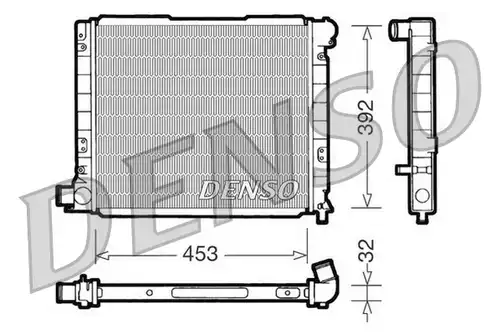 воден радиатор DENSO DRM09053