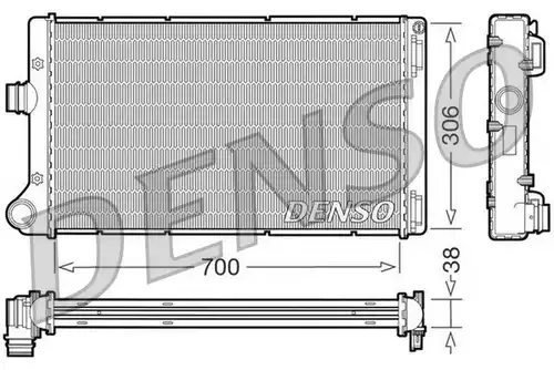воден радиатор DENSO DRM09099