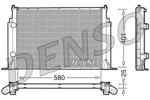 воден радиатор DENSO DRM09122
