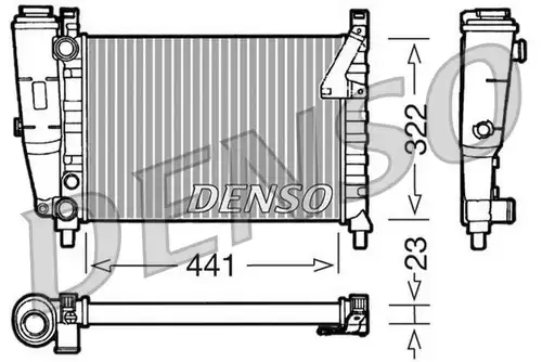 воден радиатор DENSO DRM09143