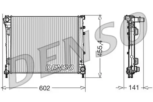 воден радиатор DENSO DRM09160