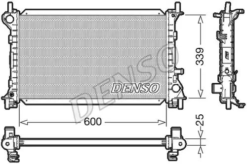воден радиатор DENSO DRM10003
