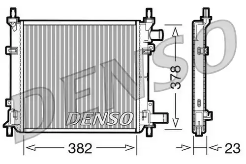 воден радиатор DENSO DRM10060