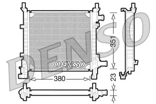 воден радиатор DENSO DRM10061