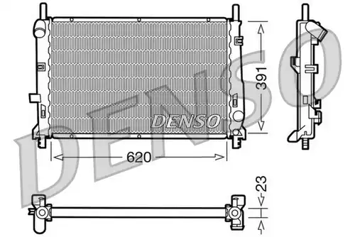 воден радиатор DENSO DRM10070
