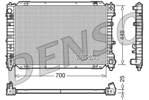 воден радиатор DENSO DRM10087
