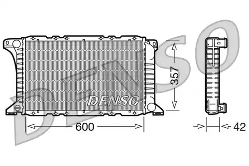 воден радиатор DENSO DRM10090