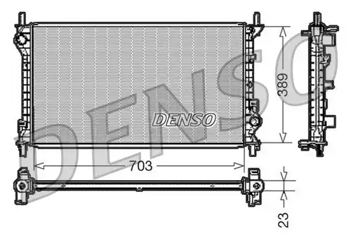 воден радиатор DENSO DRM10108