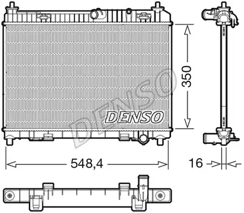 воден радиатор DENSO DRM10113