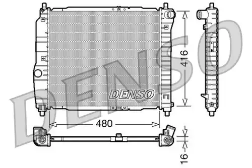 воден радиатор DENSO DRM15003