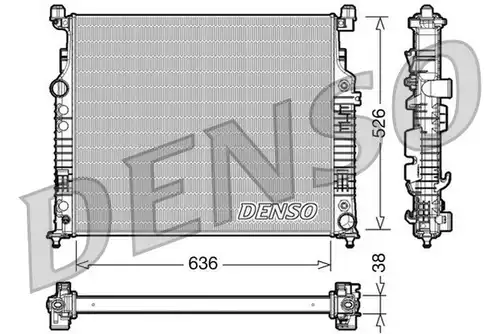 воден радиатор DENSO DRM17007