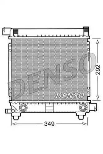 воден радиатор DENSO DRM17028