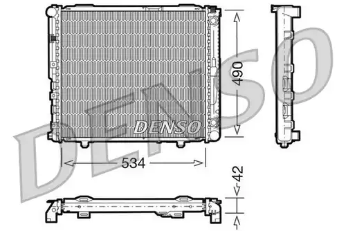 воден радиатор DENSO DRM17032