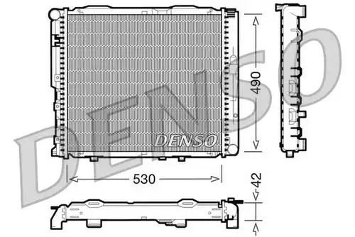 воден радиатор DENSO DRM17034