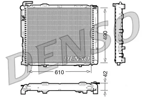 воден радиатор DENSO DRM17035