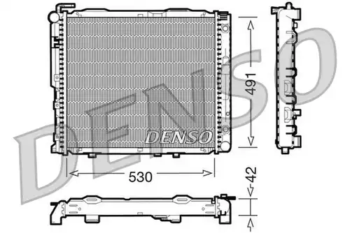 воден радиатор DENSO DRM17037