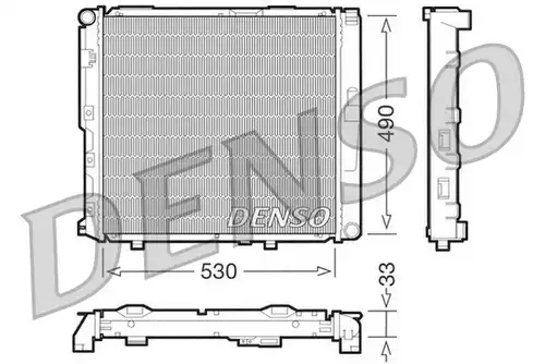 воден радиатор DENSO DRM17038