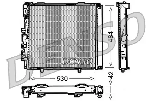 воден радиатор DENSO DRM17040