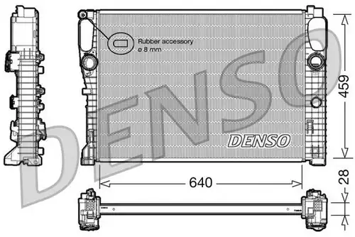 воден радиатор DENSO DRM17042
