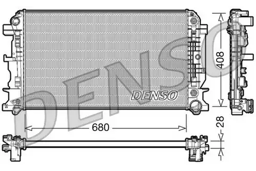 воден радиатор DENSO DRM17044