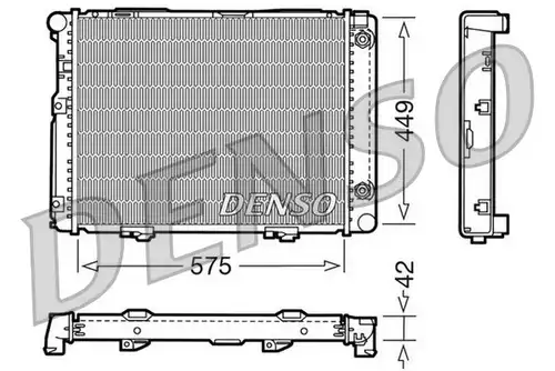 воден радиатор DENSO DRM17060